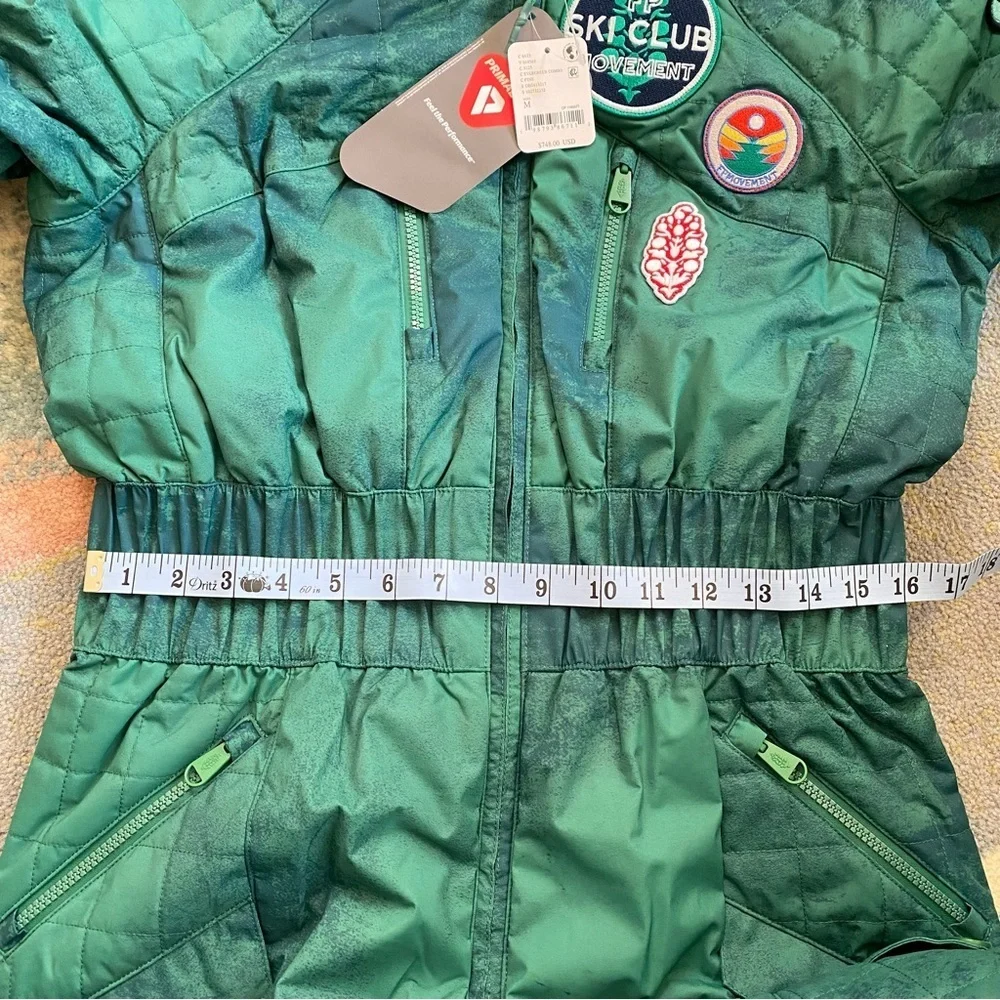 NWT Free People Movement All Prepped Patch Ski Suit Green Medium